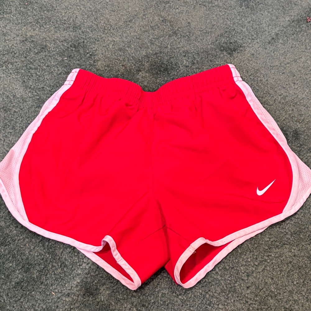 Nike Kids Bright Red Athletic Shorts